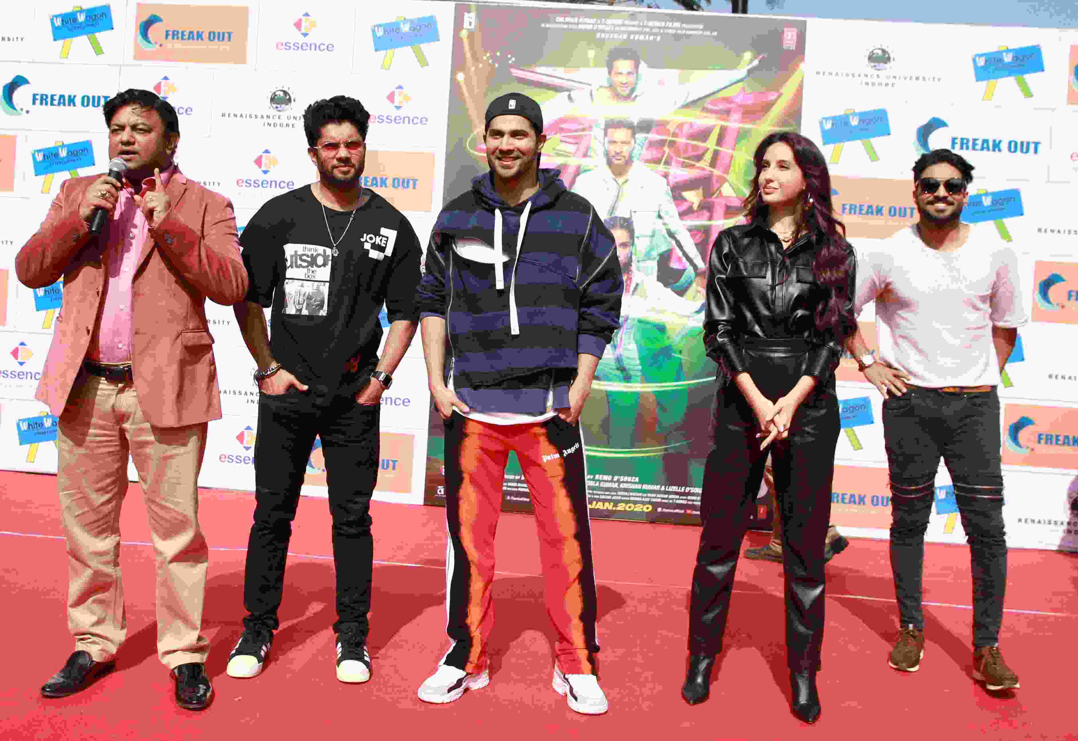 Varun Dhawan & Nora Fatehi at RCCM